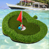 Lesmart Apple Floating Golf Green Set (31.5*28.7 inch), Perfect Golf Gift for Men Golfers